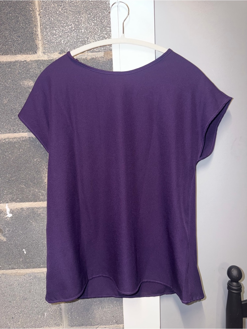Classic Women's Short Sleeve Tee in Deep Purple